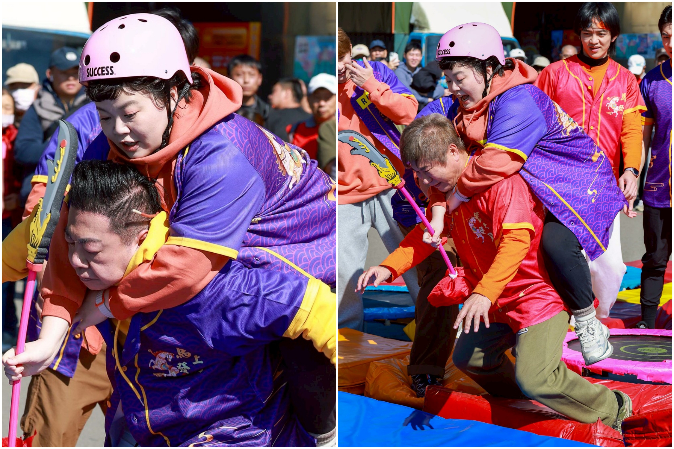 董智成背85公斤女藝人「臉色慘白」 胡瓜一背起⋯直接跪在地上