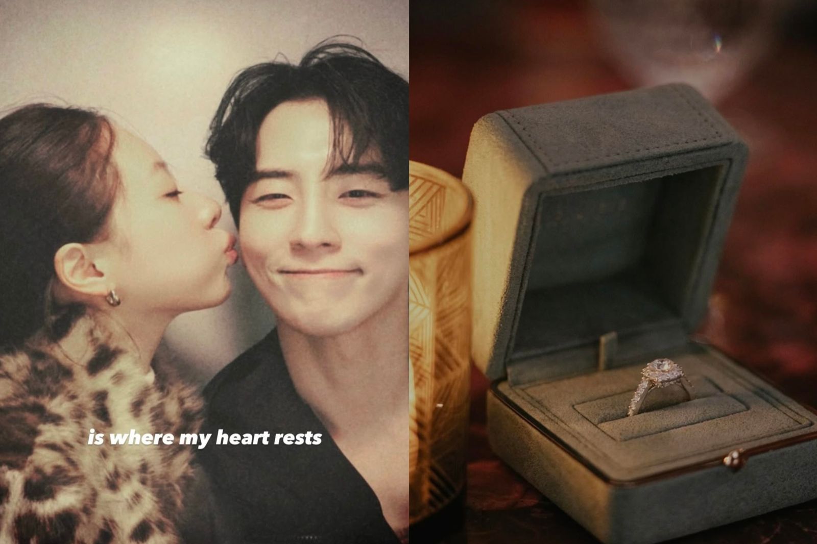 《換乘戀愛》CP修成正果！周輝紐約街頭單膝下跪　敏英被求婚爆哭