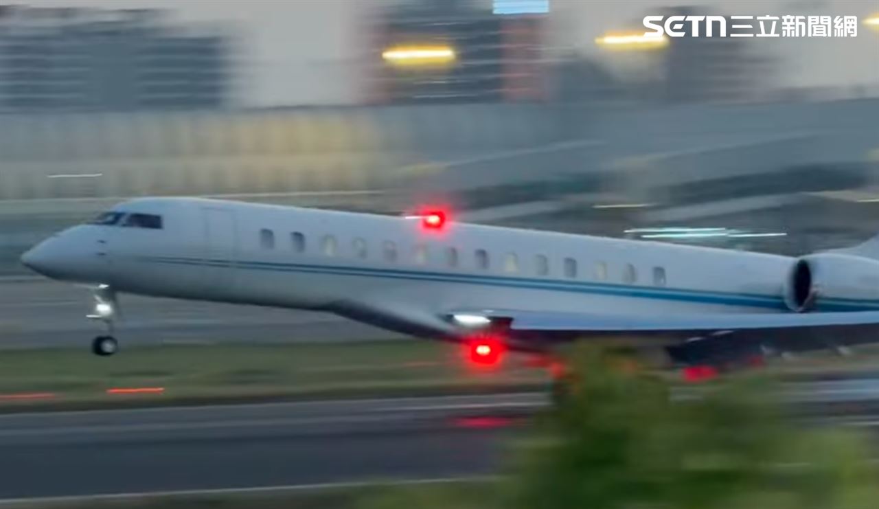 26億豪華商務機…空中突漏油！「松山飛星國」緊急迫降高雄　現況曝