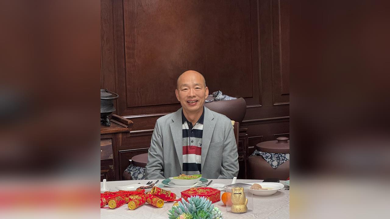 願意放行了？甫喊優先審議國防預算　韓國瑜曬年夜飯「這樣說」