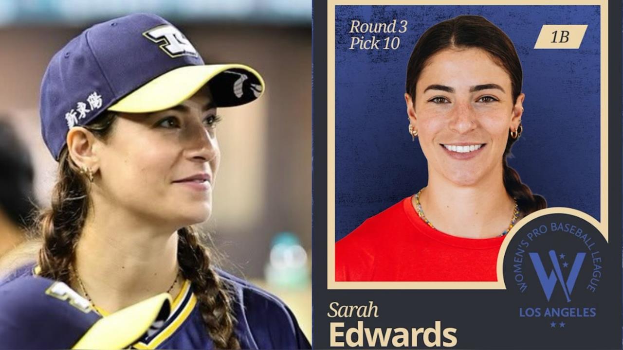 中信兄弟前打擊教練莎菈被WPBL洛杉磯第3輪指名　以球員身分前進職棒