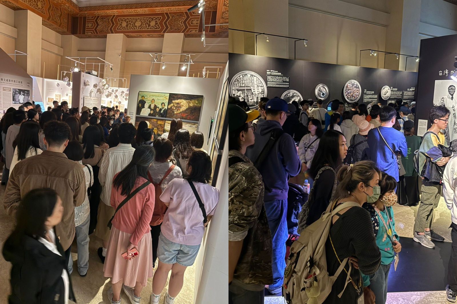 關心轉型正義！中正紀念堂「自由花蕊」特展人潮倍增　李遠曝：有靜靜的啜泣聲