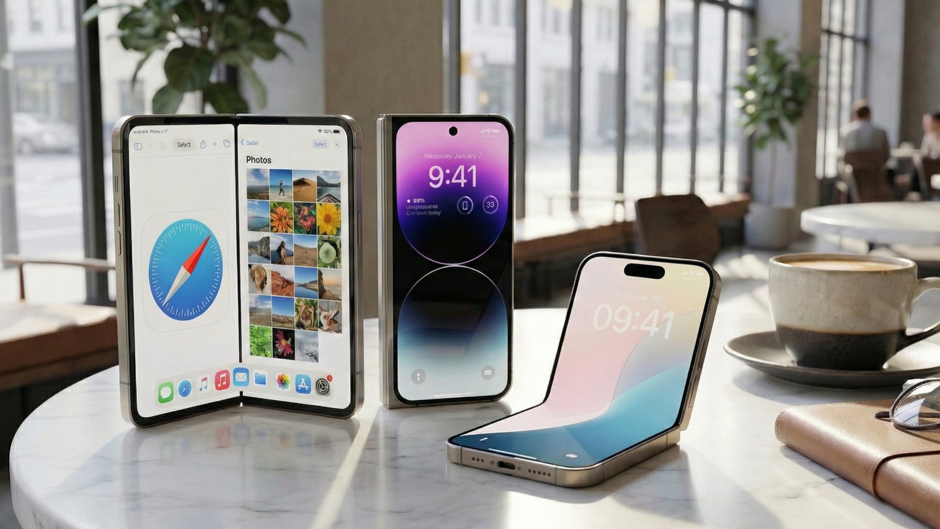 蘋果摺疊機採雙機策略進擊？ 翻蓋小巧、書本式變平板設計曝光