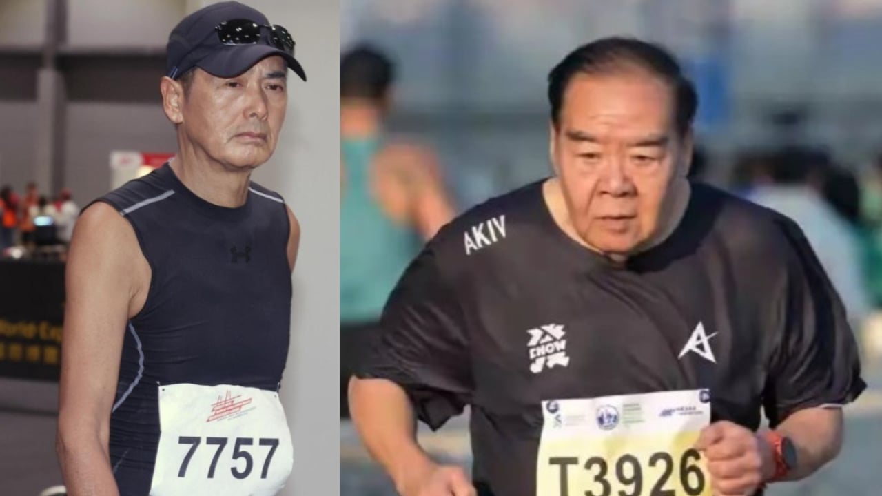 74歲「肥貓」鄭則仕9個月甩肉35kg！周潤發熱心陪跑步健身，一起完成10公里馬拉松