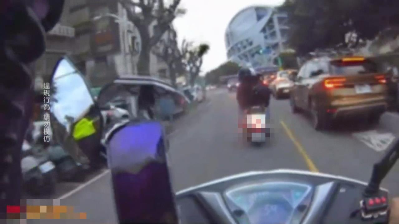 板橋警匪追逐戰! 雙載機車拒檢加速 通緝犯落網