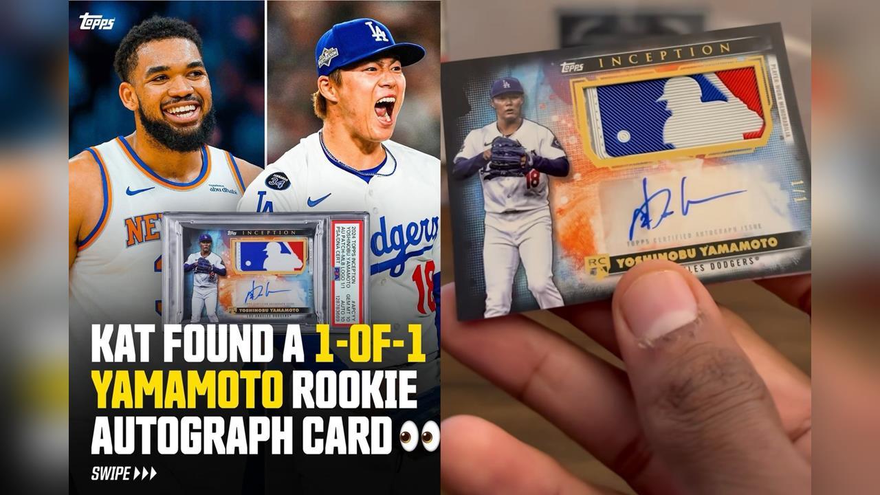 尼克球星抽到世界唯一「山本由伸卡」！卻因是洋基鐵粉以「破百萬」高價賣出