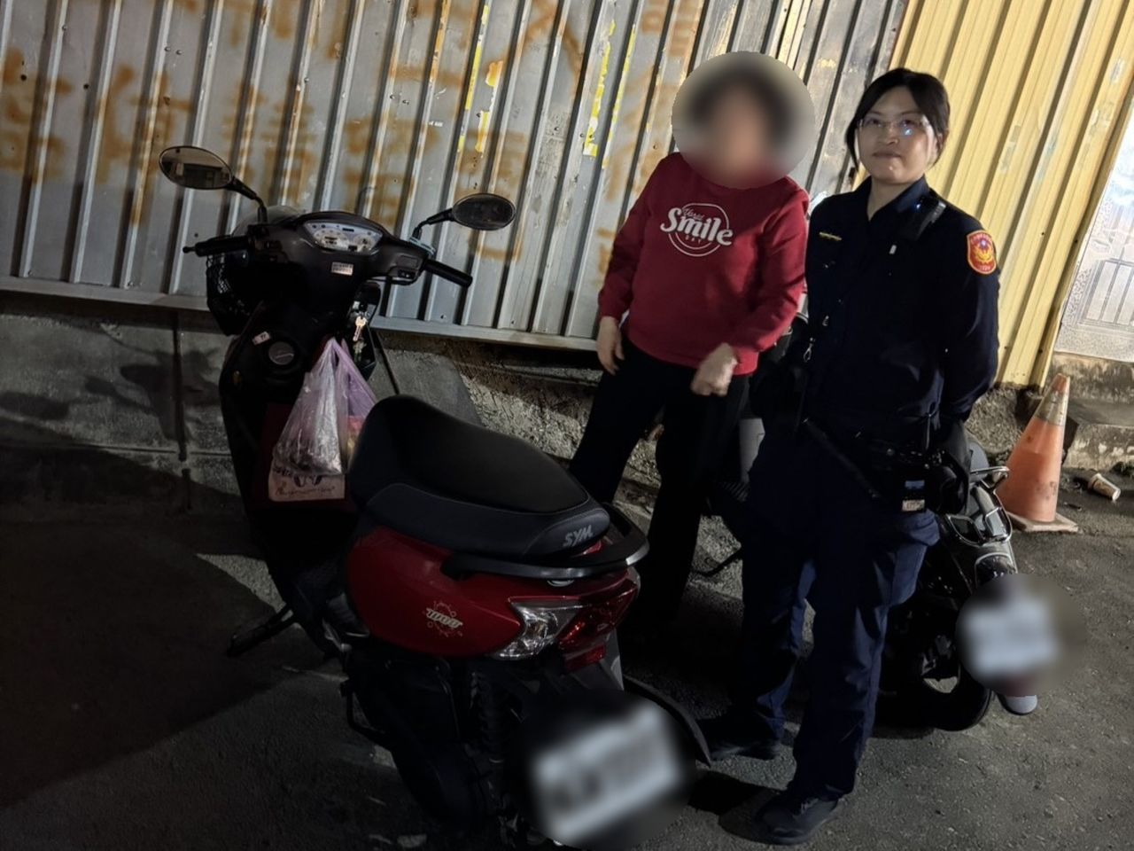 採買年貨卻忘了車停哪　台中警地毯式搜尋...50公尺外路旁尋獲