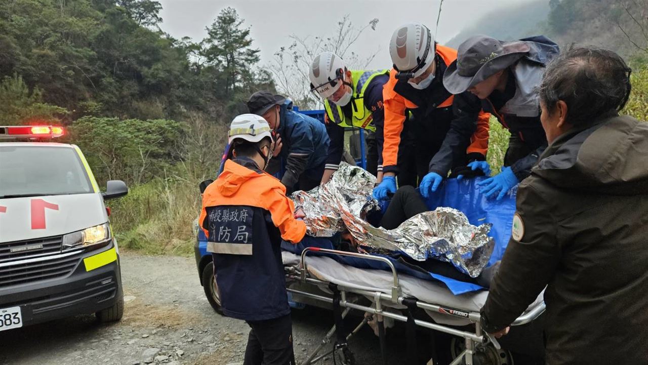 南投北港溪峽谷意外！女遊客遭遭落石擊中頭部　大出血意識模糊送醫