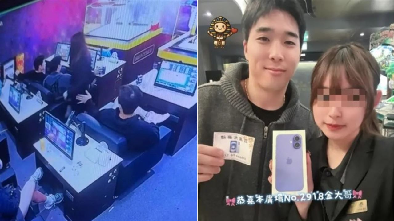 韓職球星爆台南賭博、性騷！「爽贏i-Phone16」畫面曝　與美女店員合照