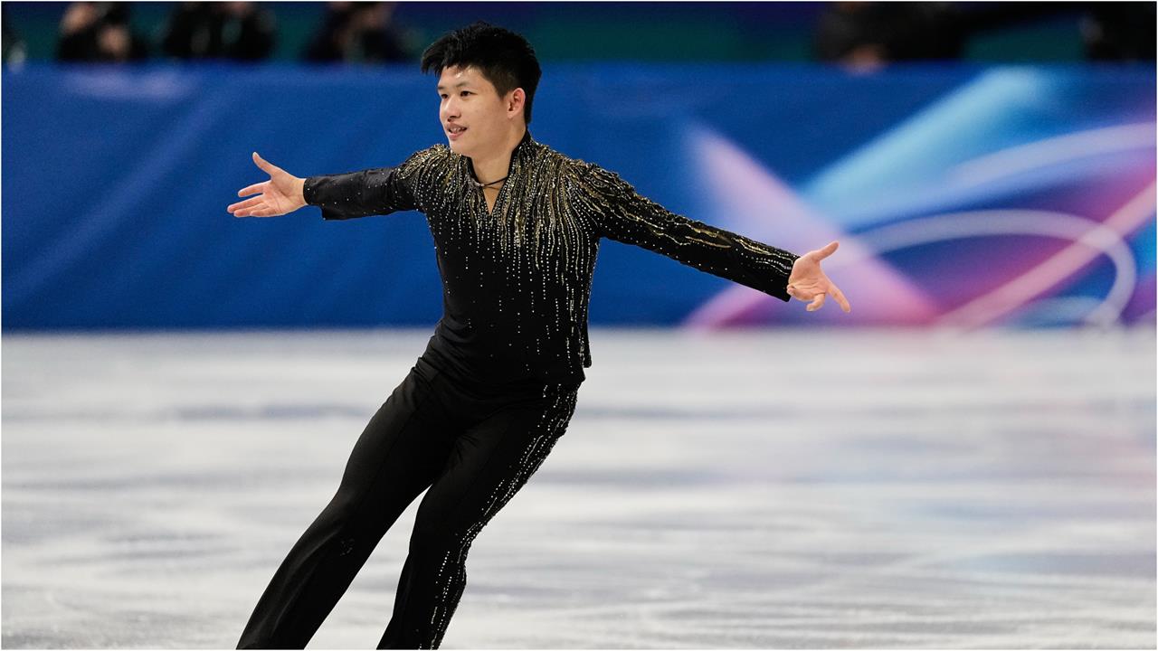 冬奧／台灣花滑新星李宇翔！疑遭中國人「丟東西」畫面曝光網吵翻