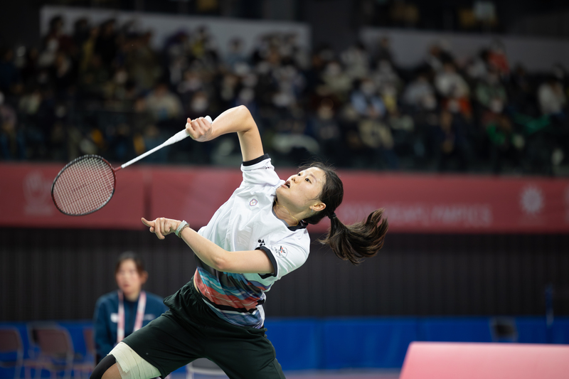羽球女將沈彥汝東京聽奧女單奪銀 (圖...