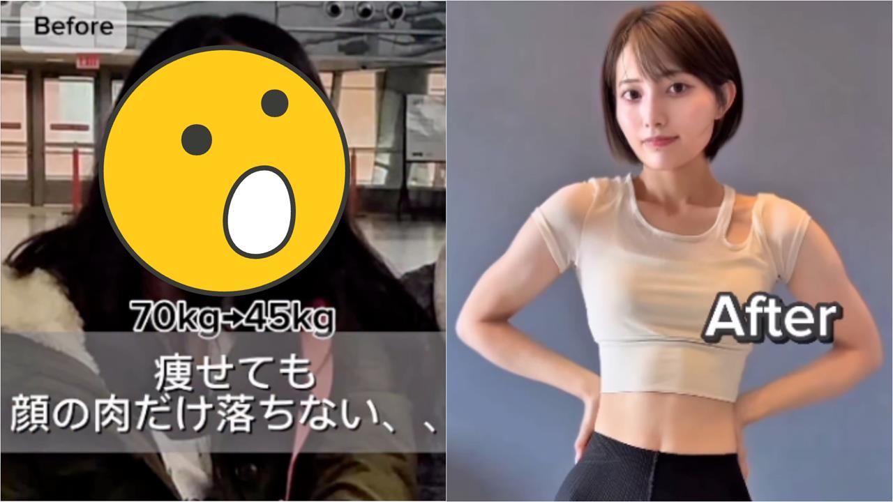 櫻花妹「70kg→45kg」進化史曝！驚天落差判若兩人