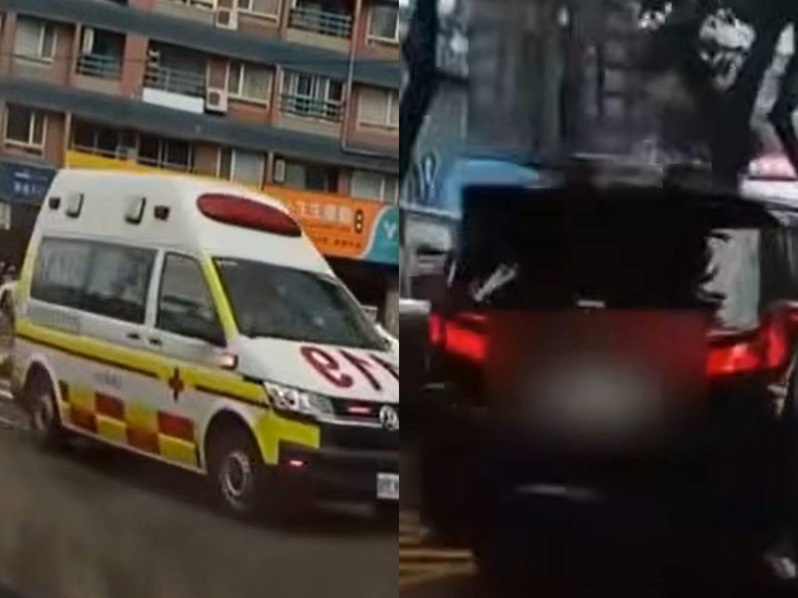 禮讓救護車竟遭惡逼飆粗話　台中「運兵車」囂張行徑曝全網怒炸