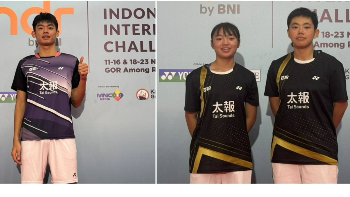 亞柏捷報！印尼挑戰賽男單王渝凱、女雙宋奕萱/周芸安明爭金