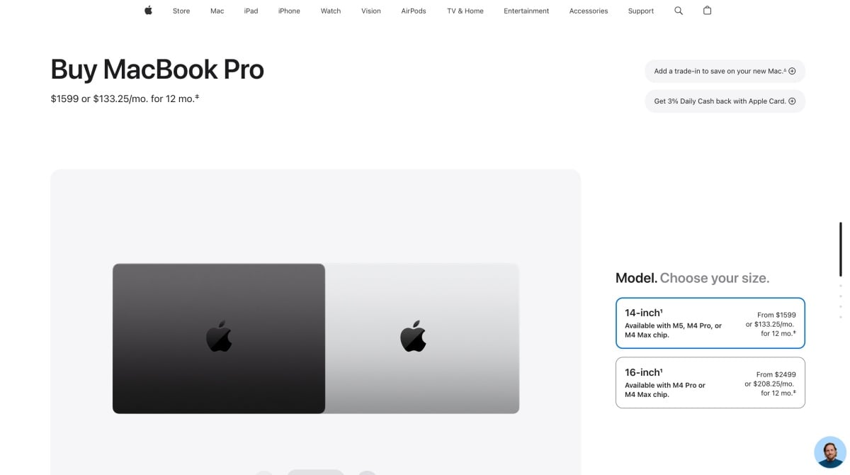 蘋果官網更新Mac機種線上選購流程：全面改採「逐項客製化」，可能為接下來更新機種作準備