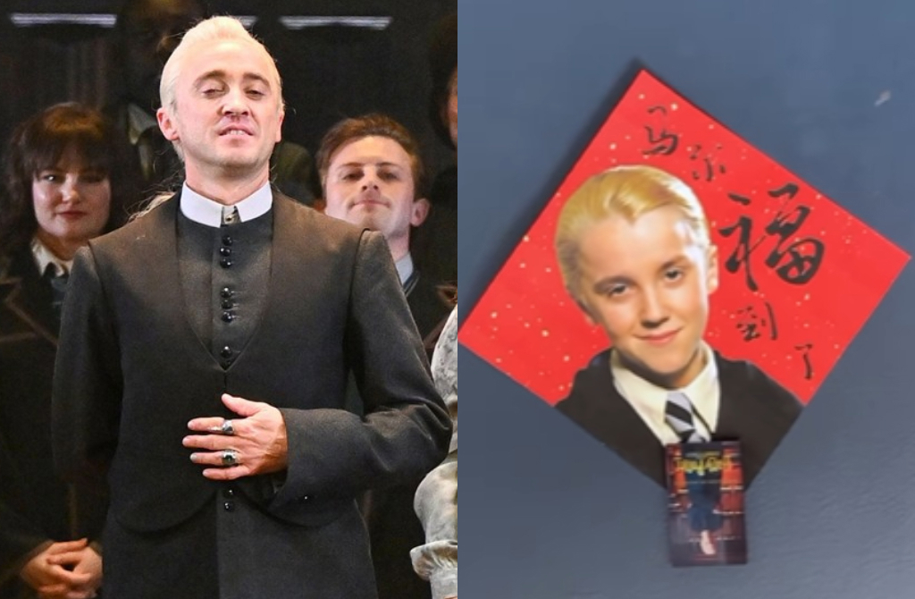 跩哥馬份本尊寫「Chinese新年快樂」遭出征？青鳥被打臉