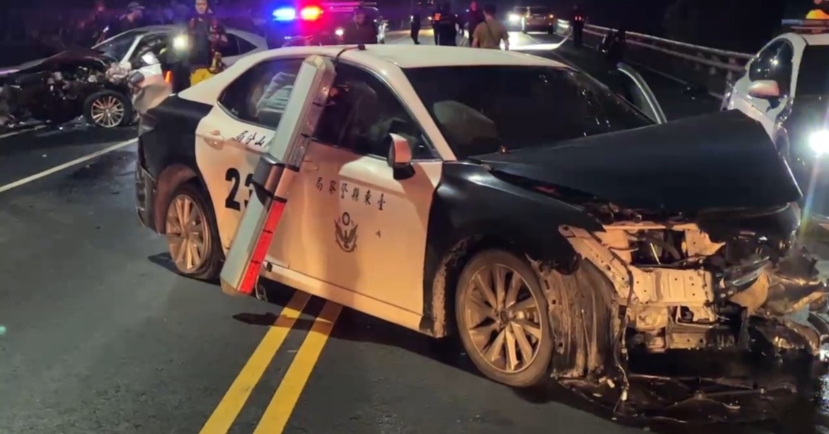 台東警車被偷了！警開2槍狂追 偷車賊撞無辜車落網