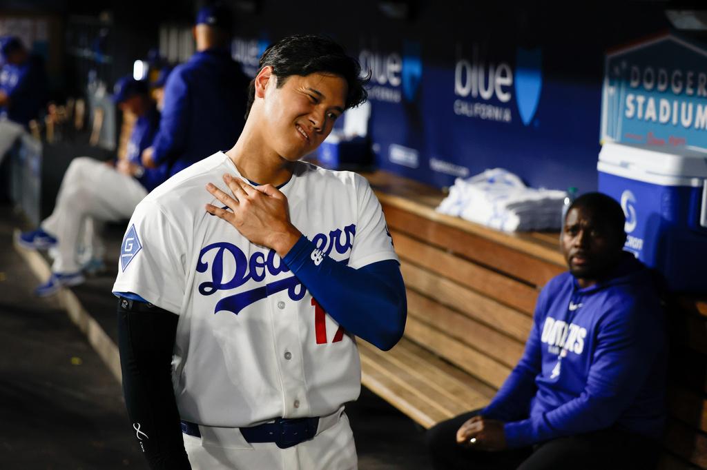 MLB/大谷終結安打荒！近13打席首安 明登板先發戰守護者