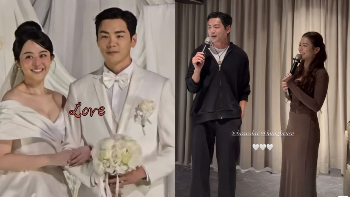 禾浩辰婚禮變放閃場！宋芸樺緊牽男友現身　戀愛6年首同框