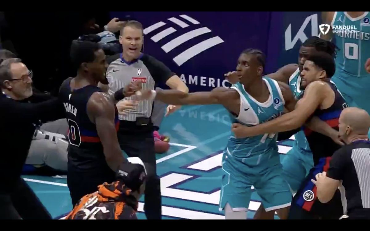 第三節大亂鬥！活塞踢館黃蜂爆全武行　4人遭驅逐出場