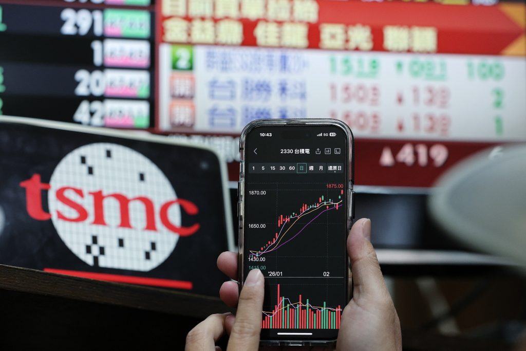 台積電1月營收首破4千億歷史新高