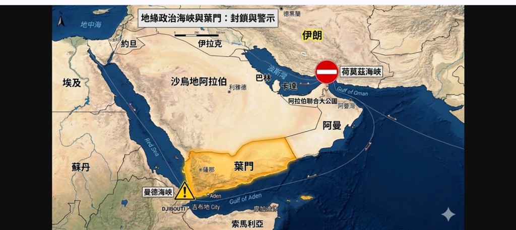 雙海峽承壓風險升高 學者：美伊衝突轉...