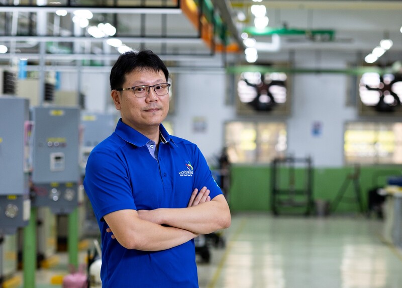 南港高工冷凍空調科教師黃俊程 (圖)