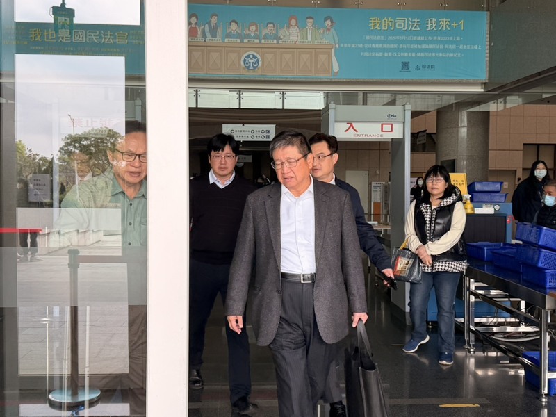 竹縣天坑案開庭　楊文科強調始終依法行政 (圖)