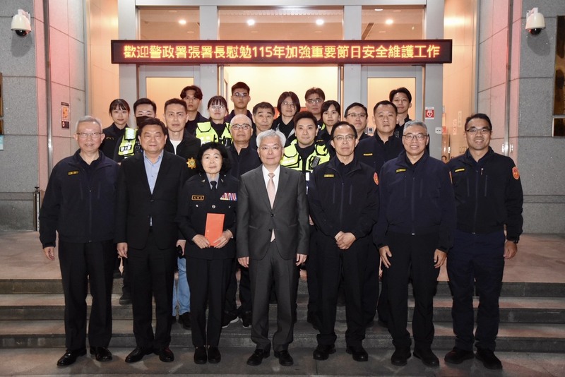 北市重要節日安維起跑 警署長張榮興慰勉基層辛勞 (圖)