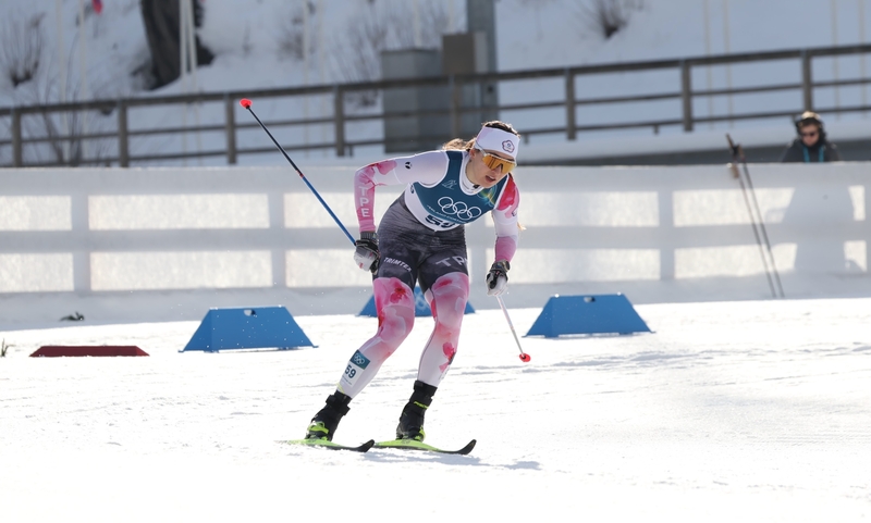 冬奧越野滑雪女子競速傳統式　余睿列亞洲第1 (圖)