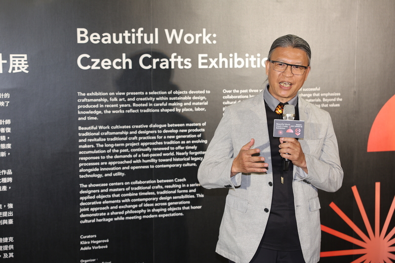 捷克工藝與設計展開幕　陳殿禮致詞 (圖)