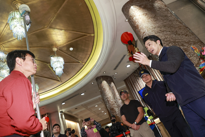 蔣萬安出席視察北市春節加強安全維護（3） (圖)