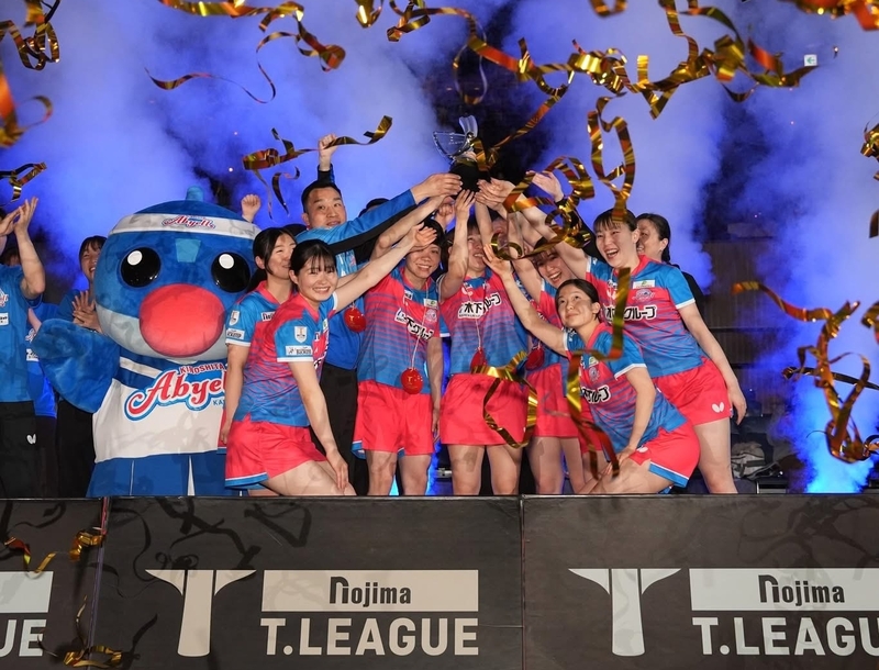 日本T聯賽 鄭怡靜所屬神奈川木下奪冠...