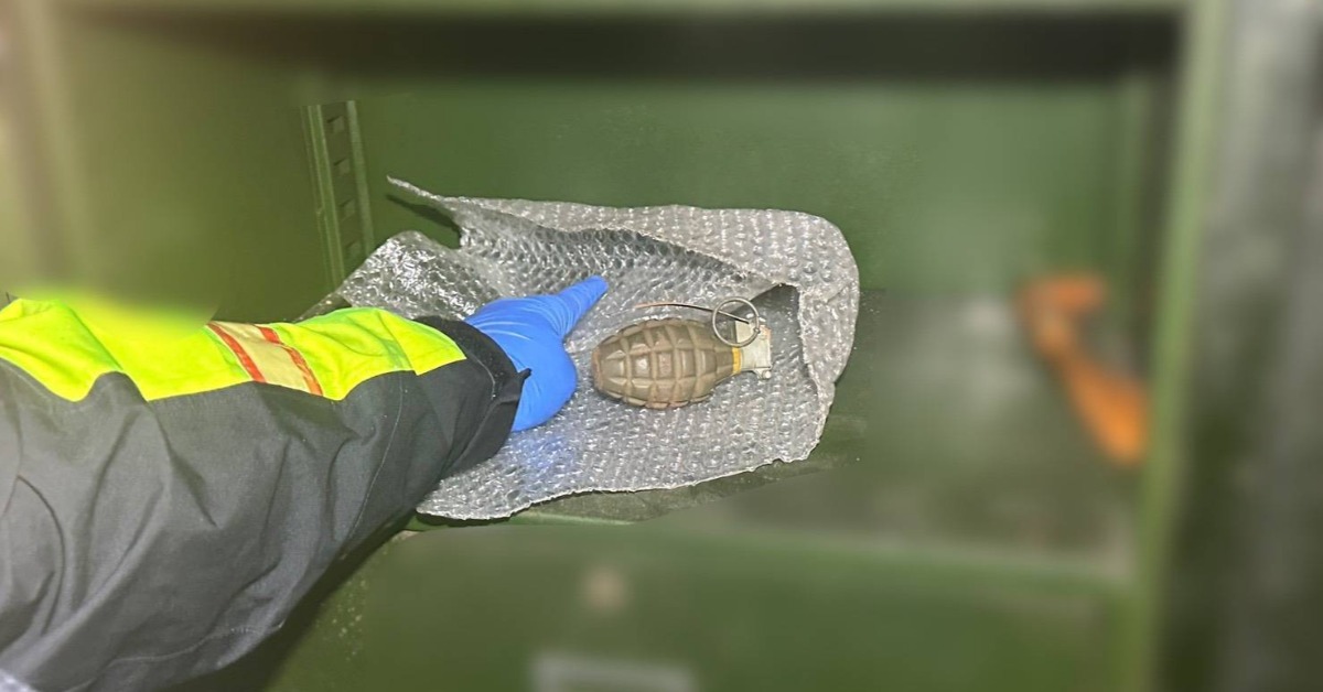 虛驚一場！新莊老翁木箱驚見「手榴彈」...