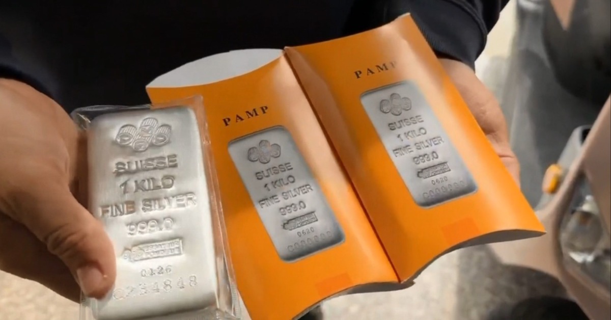 白銀跌銀樓惜售 貴金屬業者賣1KG銀條搶翻
