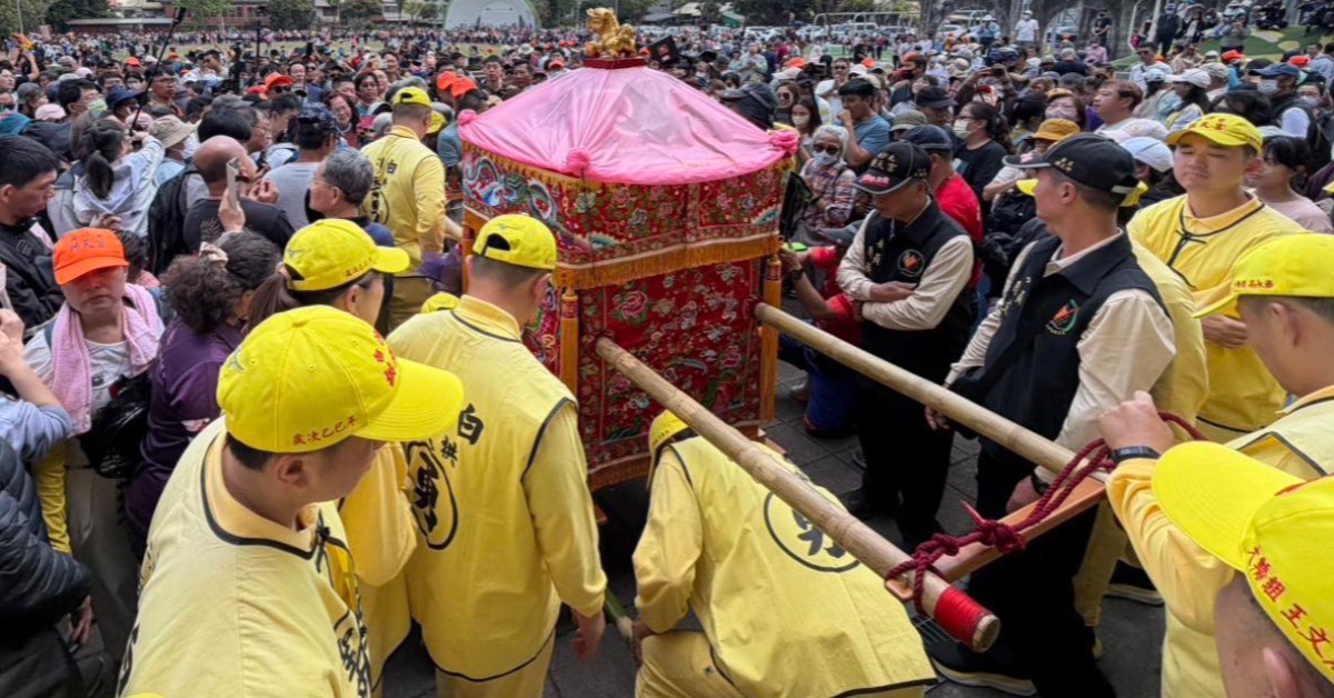 白沙屯媽祖進香湧百萬人潮 交通部啟動三層聯防全力疏運