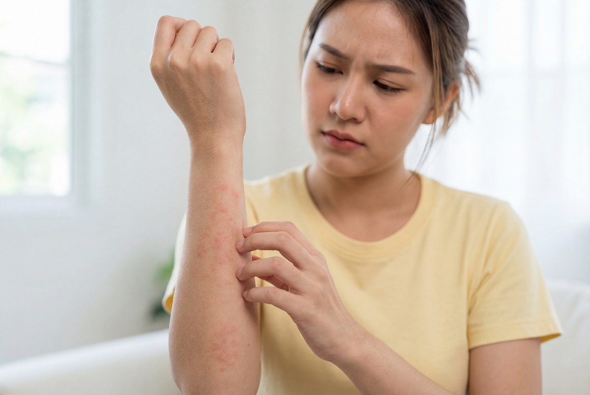 半夜癢到崩潰！她一家三口全中 醫揭「疥瘡傳染關鍵」：夜間癢要小心