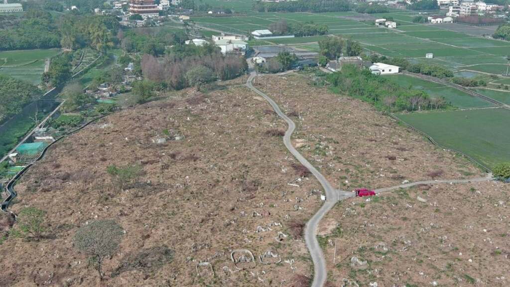 清明掃墓嚴防墓地火災　台中市消防局出動無人機加強空中巡查