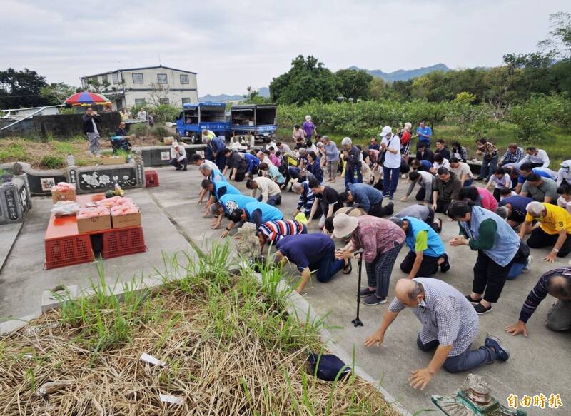 大型單姓聚落江家古厝清明掃墓 上百子...