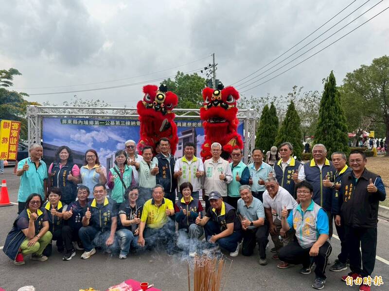 屏東內埔第三棟納骨堂動土 工期逾1年