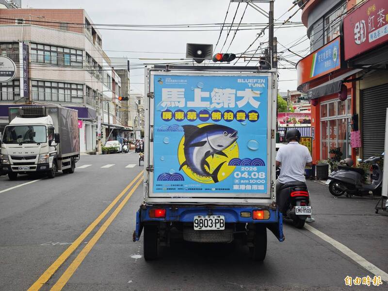 屏東「第一鮪」明東港魚市開拍 行情看俏