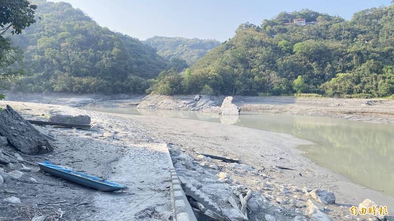 石門水庫上游多處乾枯 北水分署：水位...