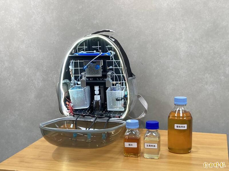 生質柴油化製程縮小如背包！ 台大突破性研究登國際期刊封面