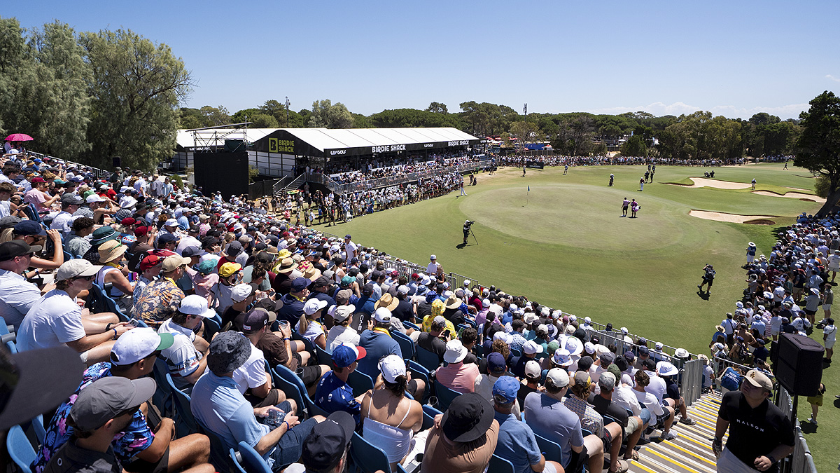 高爾夫》阿得雷德利夫澳洲大戰，四天觀眾11萬5千人