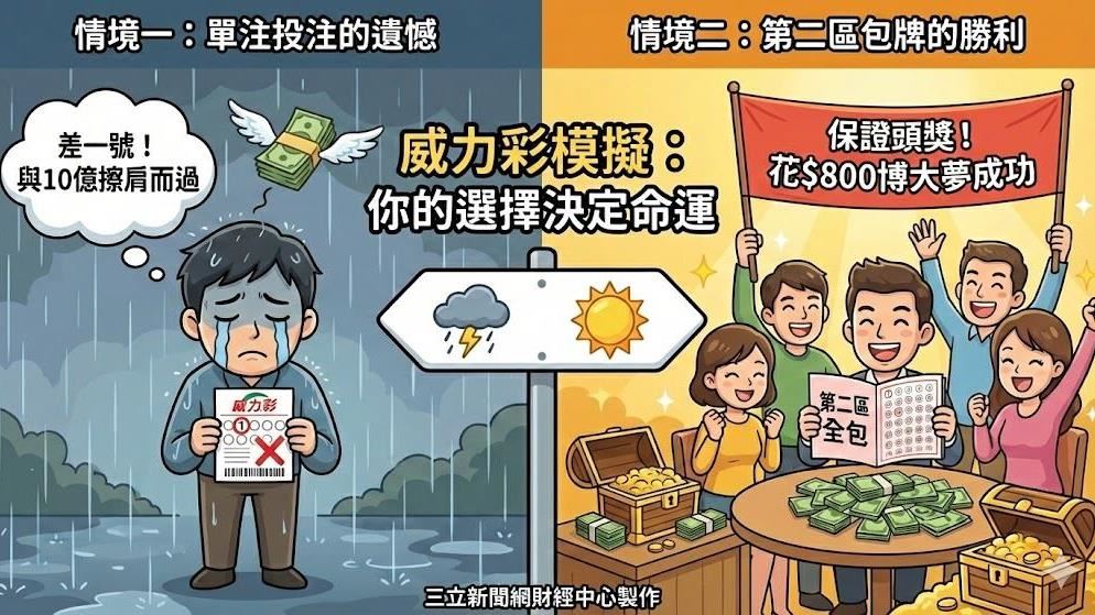 獨家／一念之差少領10億！威力彩悲情數據曝光　結局逆轉「只差這一步」