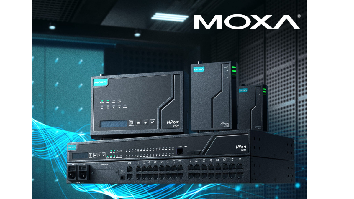 Moxa 串列設備伺服器取得全球首張 IEC 62443-4-2 認證