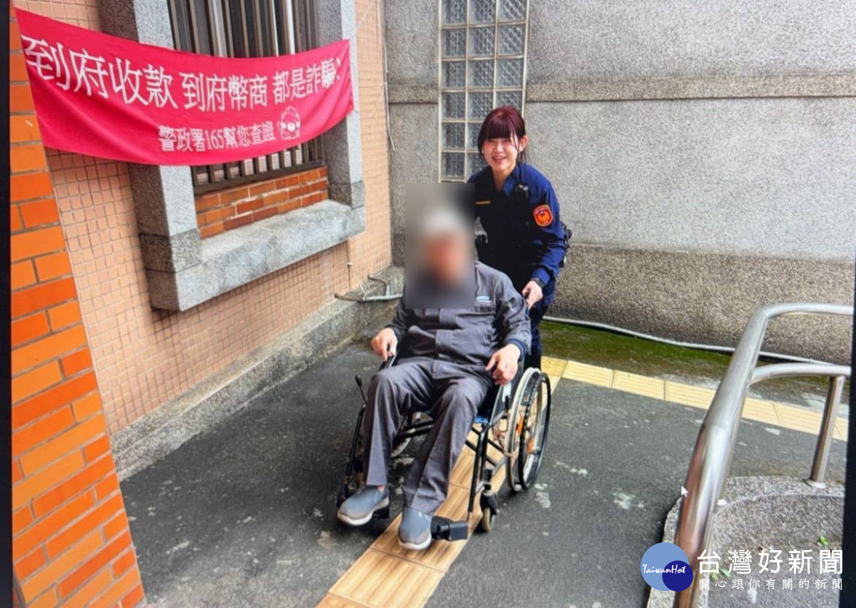 8旬老翁市場採購體力不支倒地　平鎮暖警及時救援護送返家