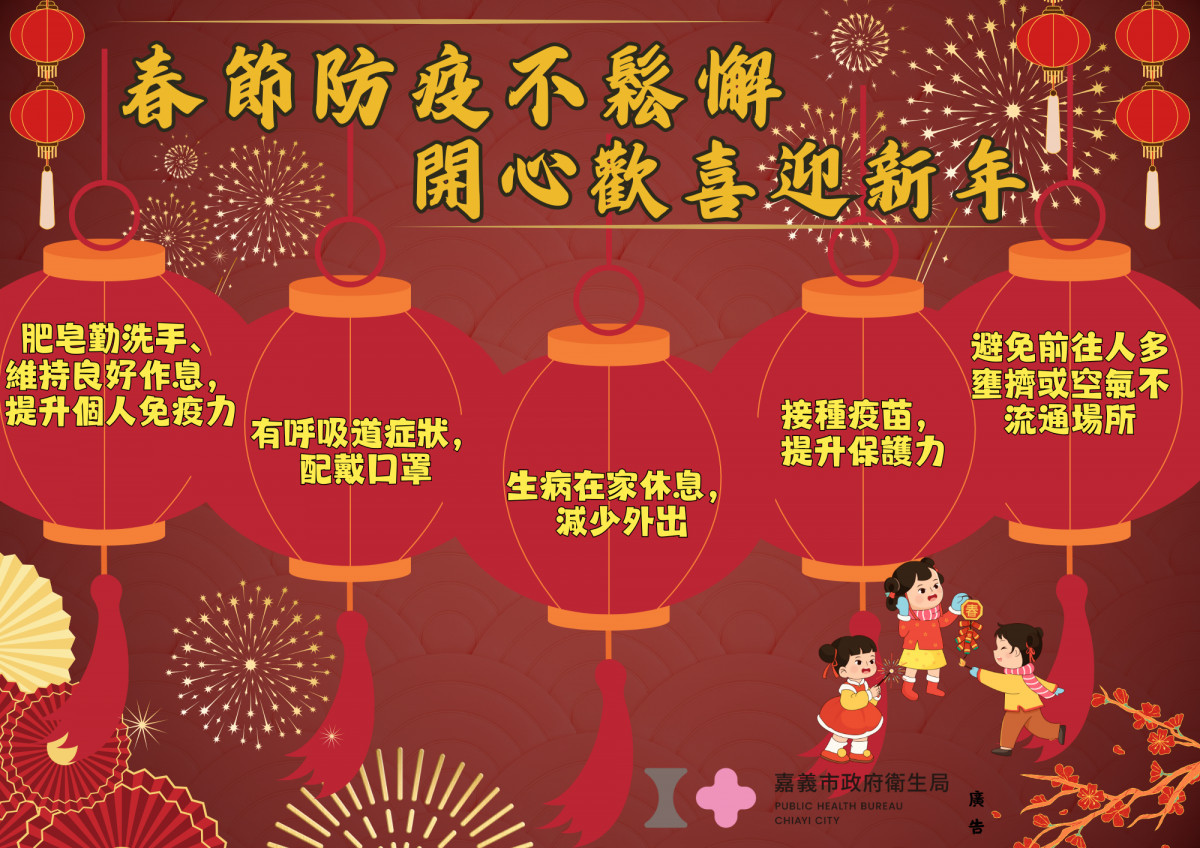 農曆春節期間　嘉義市5家醫院開設傳染病特別門診