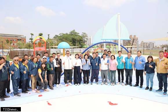 兒童節前夕竣工 斗六人文親水公園啟用