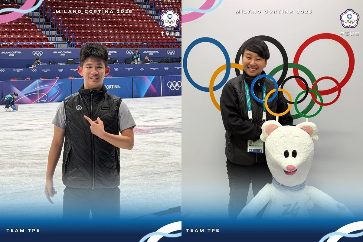 米蘭冬奧開幕典禮2/7凌晨登場　中華隊林欣蓉、李宇翔任掌旗官